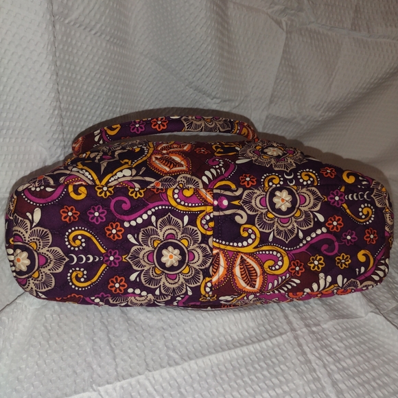 Vera Bradley Alice Purse Quilted Handbag With Kiss Lock Sunset Safari Pattern - Picture 7 of 13